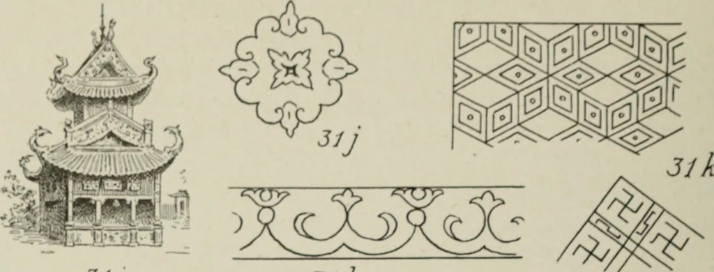 An illustration from L'Art ornamental, 1916, leaf 101