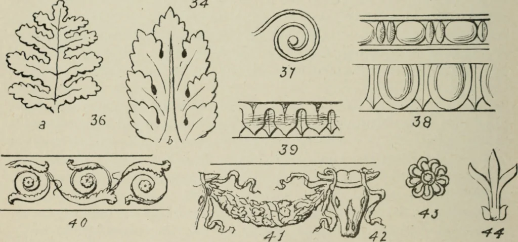 An illustration from L'Art ornamental, 1916, leaf 113