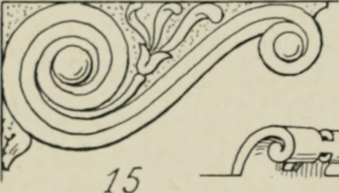 An illustration from L'Art ornamental, 1916, leaf 25