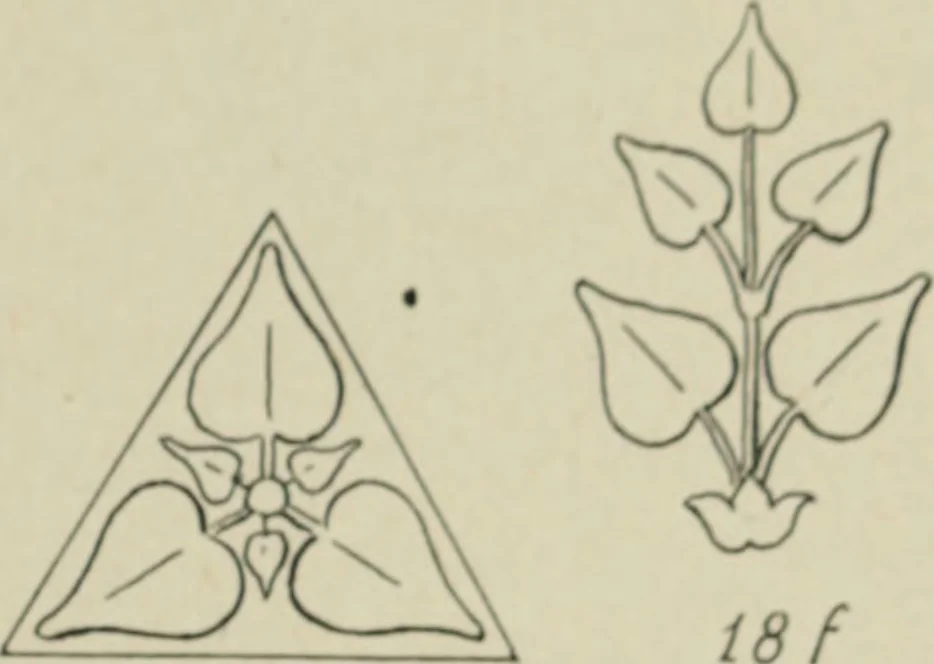 An illustration from L'Art ornamental, 1916, leaf 32