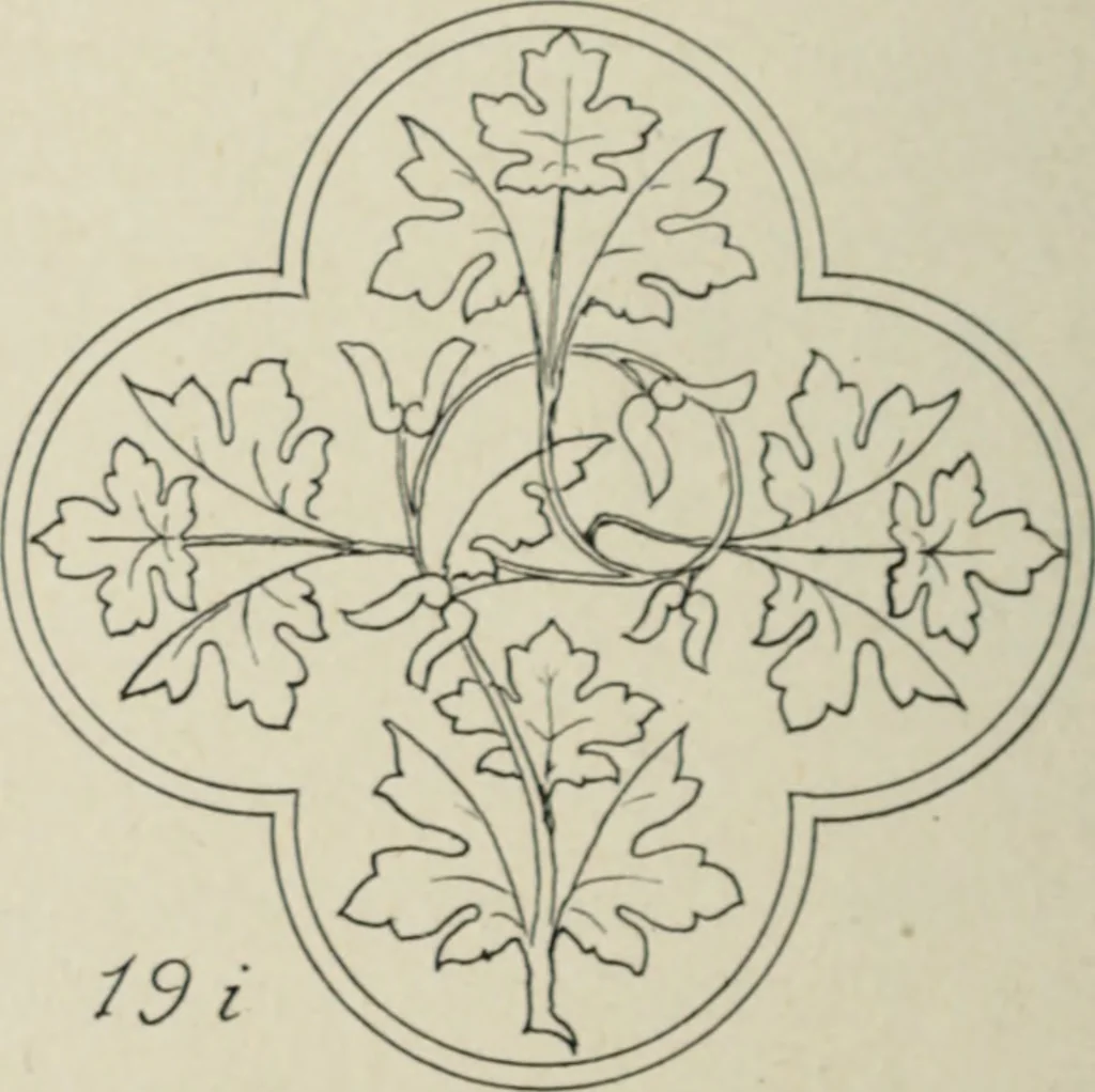 An illustration from L'Art ornamental, 1916, leaf 33
