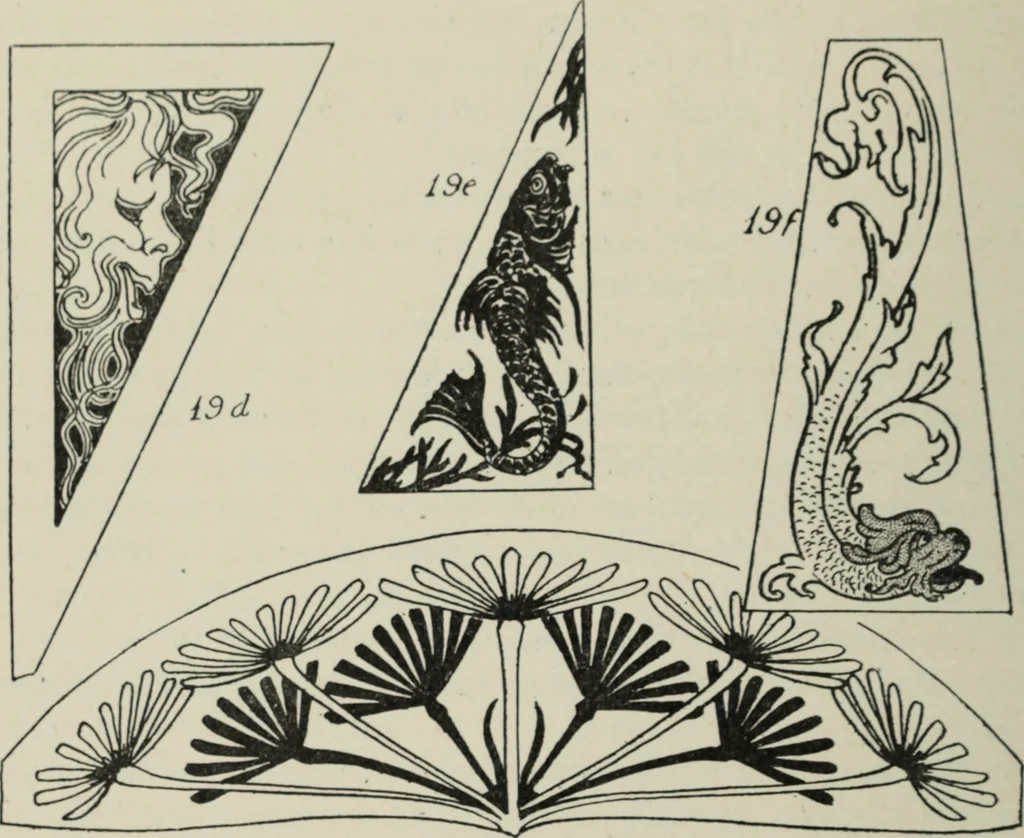 An illustration from L'Art ornamental, 1916, leaf 39