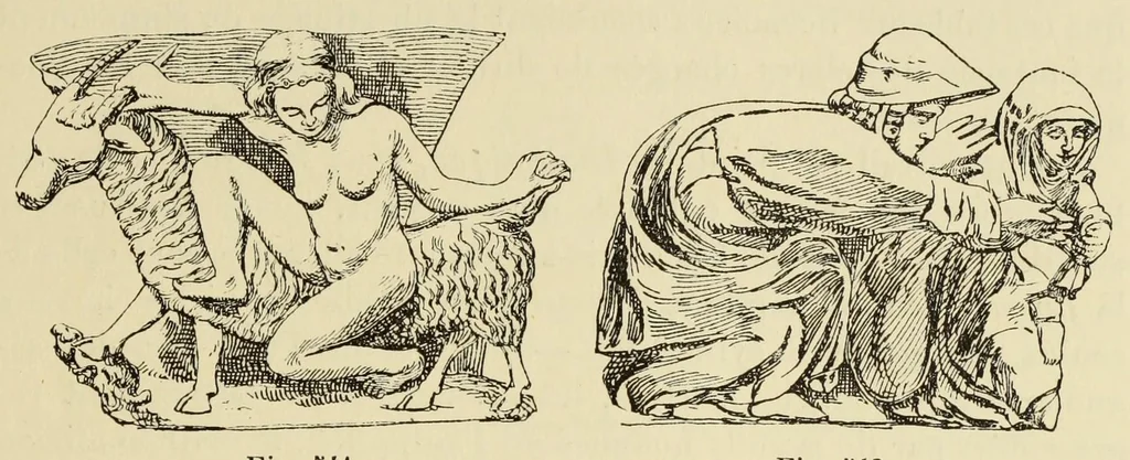 An illustration from L'art profane à l'église; ses licences symboliques, satiriques et fantaisistes. Contribution à létude archéologique et artistique des édifices religieux, 1908, leaf 459