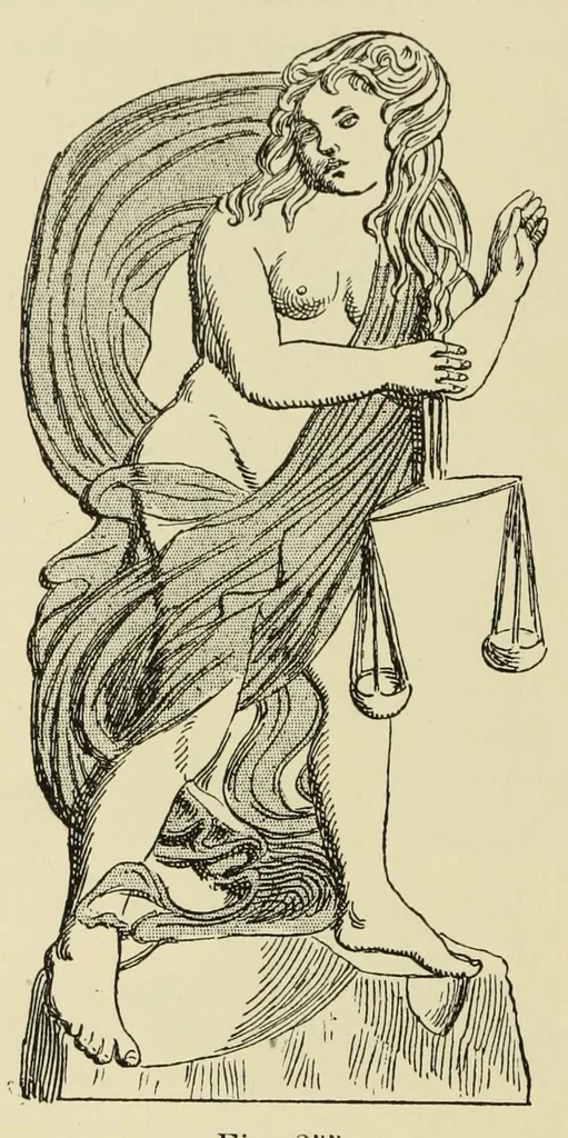 An illustration from L'art profane à l'église; ses licences symboliques, satiriques et fantaisistes. Contribution à létude archéologique et artistique des édifices religieux, 1908, leaf 262