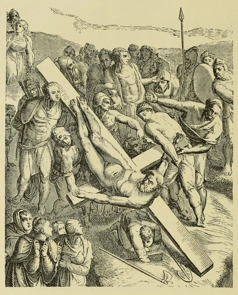 An illustration from L'art profane à l'église; ses licences symboliques, satiriques et fantaisistes. Contribution à létude archéologique et artistique des édifices religieux, 1908, leaf 332