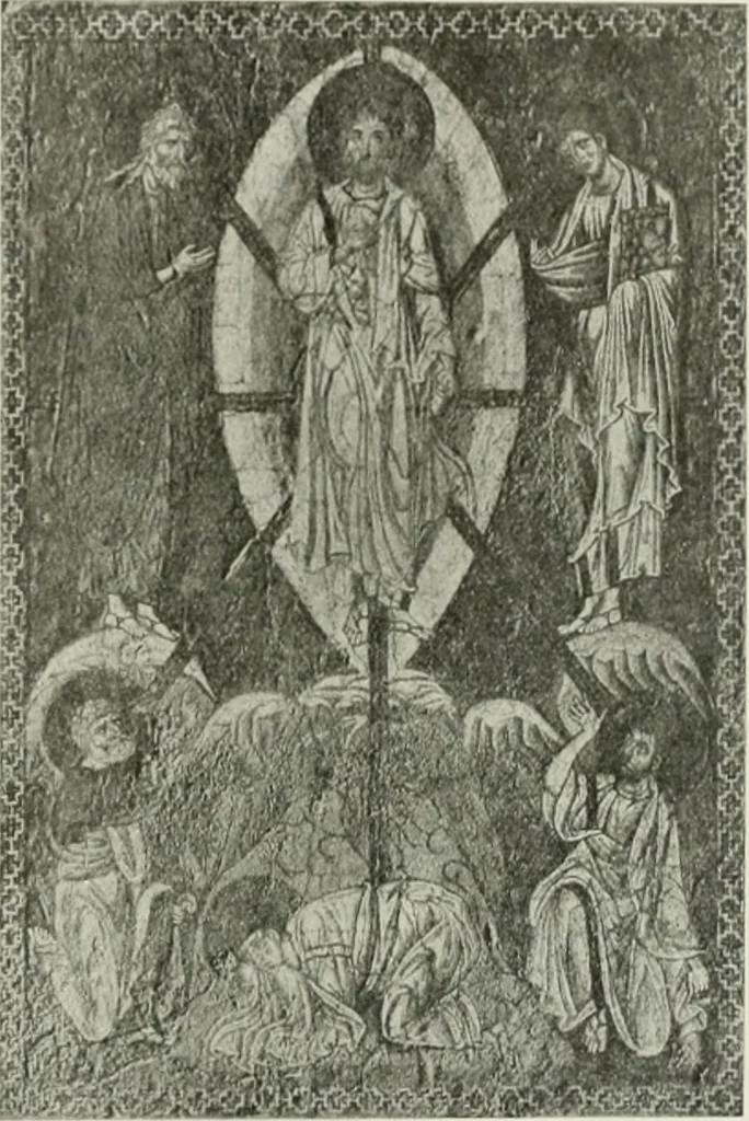 An illustration from L'art religieux du XIIe siècle en France : étude sur les origines de l'iconographie du moyen age, 1922, leaf 110