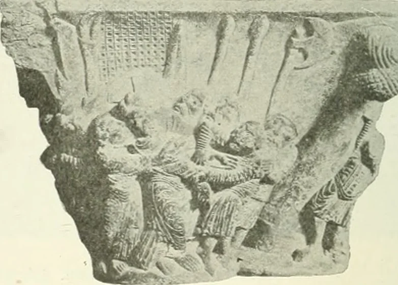 An illustration from L'art religieux du XIIe siècle en France : étude sur les origines de l'iconographie du moyen age, 1922, leaf 113