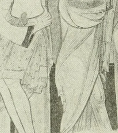 An illustration from L'art religieux du XIIe siècle en France : étude sur les origines de l'iconographie du moyen age, 1922, leaf 117