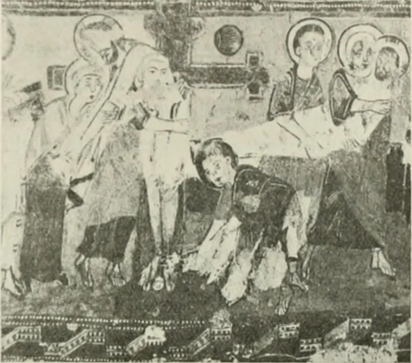 An illustration from L'art religieux du XIIe siècle en France : étude sur les origines de l'iconographie du moyen age, 1922, leaf 118