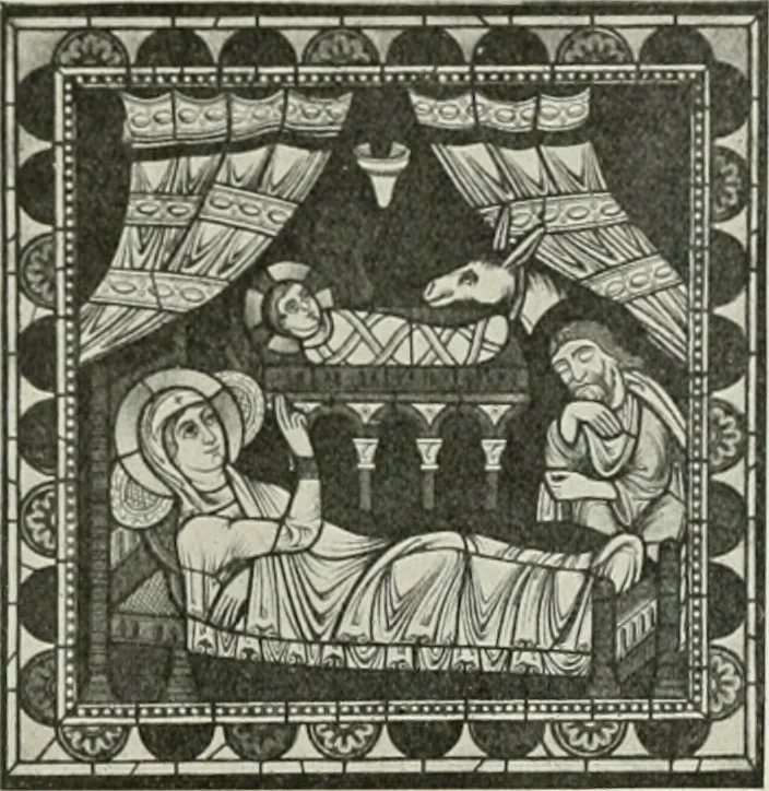 An illustration from L'art religieux du XIIe siècle en France : étude sur les origines de l'iconographie du moyen age, 1922, leaf 124