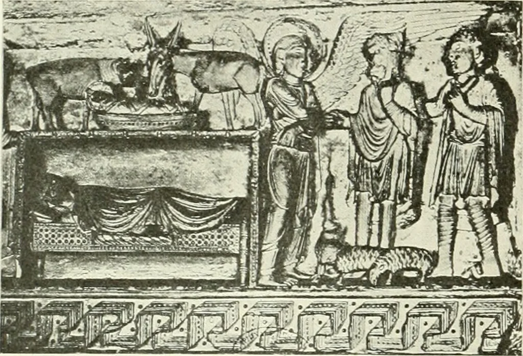 An illustration from L'art religieux du XIIe siècle en France : étude sur les origines de l'iconographie du moyen age, 1922, leaf 131