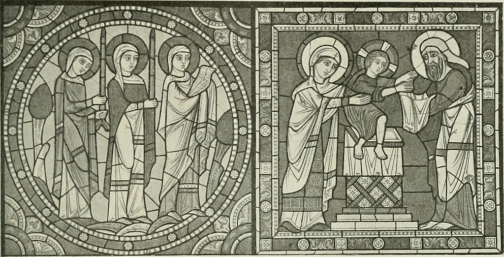 An illustration from L'art religieux du XIIe siècle en France : étude sur les origines de l'iconographie du moyen age, 1922, leaf 138