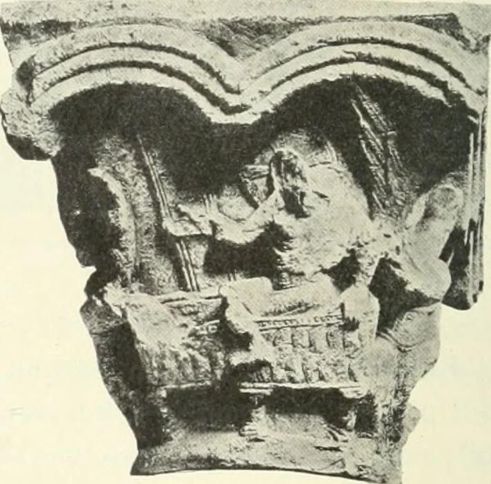 An illustration from L'art religieux du XIIe siècle en France : étude sur les origines de l'iconographie du moyen age, 1922, leaf 147