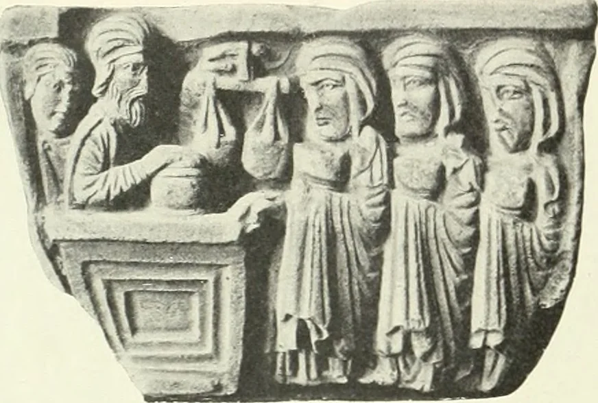 An illustration from L'art religieux du XIIe siècle en France : étude sur les origines de l'iconographie du moyen age, 1922, leaf 151
