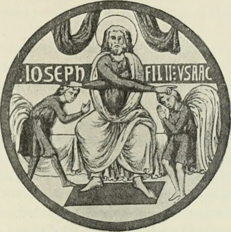 An illustration from L'art religieux du XIIe siècle en France : étude sur les origines de l'iconographie du moyen age, 1922, leaf 178