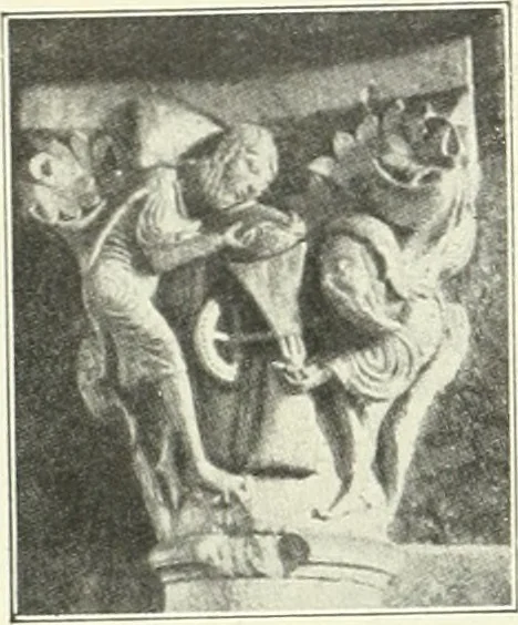 An illustration from L'art religieux du XIIe siècle en France : étude sur les origines de l'iconographie du moyen age, 1922, leaf 183