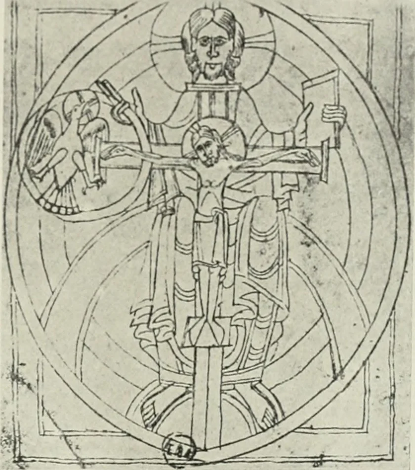 An illustration from L'art religieux du XIIe siècle en France : étude sur les origines de l'iconographie du moyen age, 1922, leaf 198
