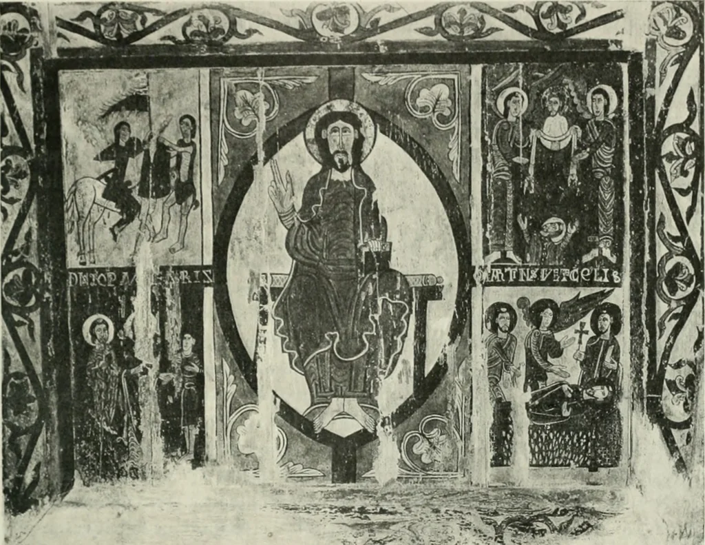 An illustration from L'art religieux du XIIe siècle en France : étude sur les origines de l'iconographie du moyen age, 1922, leaf 240