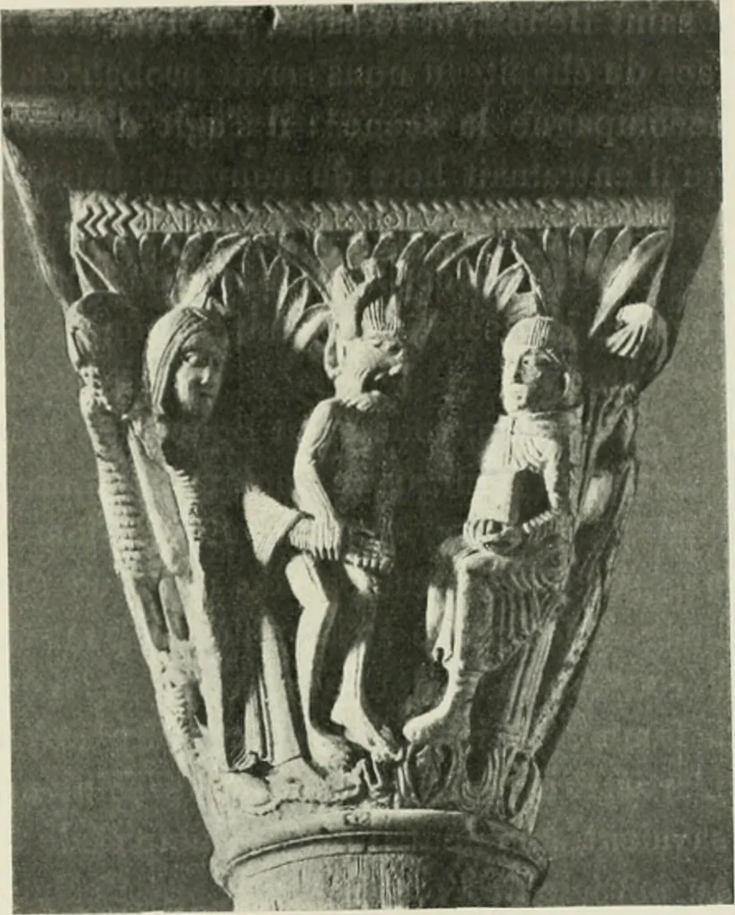 An illustration from L'art religieux du XIIe siècle en France : étude sur les origines de l'iconographie du moyen age, 1922, leaf 250