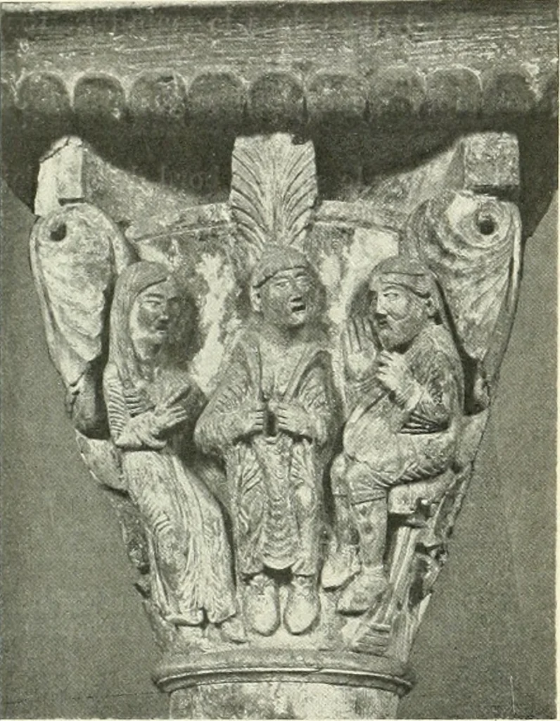 An illustration from L'art religieux du XIIe siècle en France : étude sur les origines de l'iconographie du moyen age, 1922, leaf 257