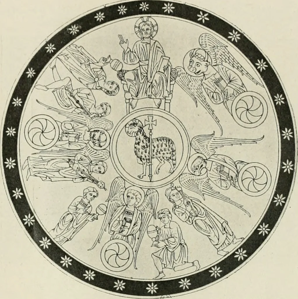 An illustration from L'art religieux du XIIe siècle en France : étude sur les origines de l'iconographie du moyen age, 1922, leaf 26