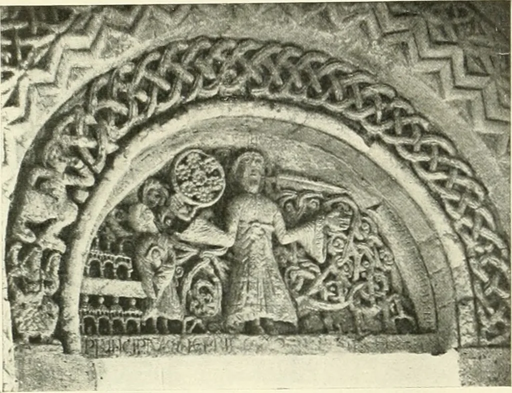 An illustration from L'art religieux du XIIe siècle en France : étude sur les origines de l'iconographie du moyen age, 1922, leaf 27