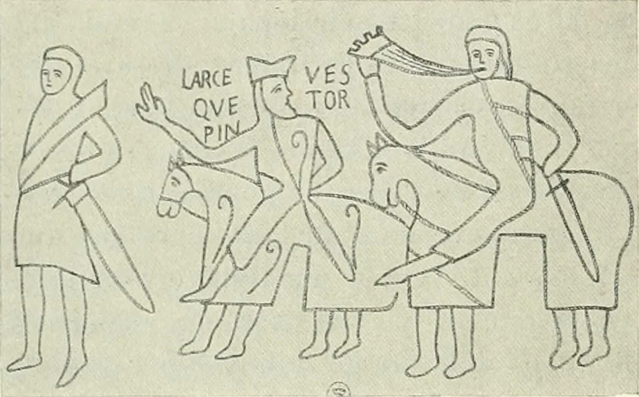 An illustration from L'art religieux du XIIe siècle en France : étude sur les origines de l'iconographie du moyen age, 1922, leaf 279