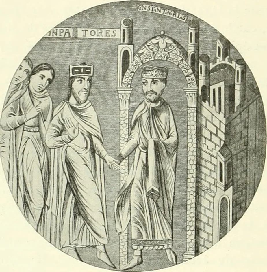 An illustration from L'art religieux du XIIe siècle en France : étude sur les origines de l'iconographie du moyen age, 1922, leaf 321