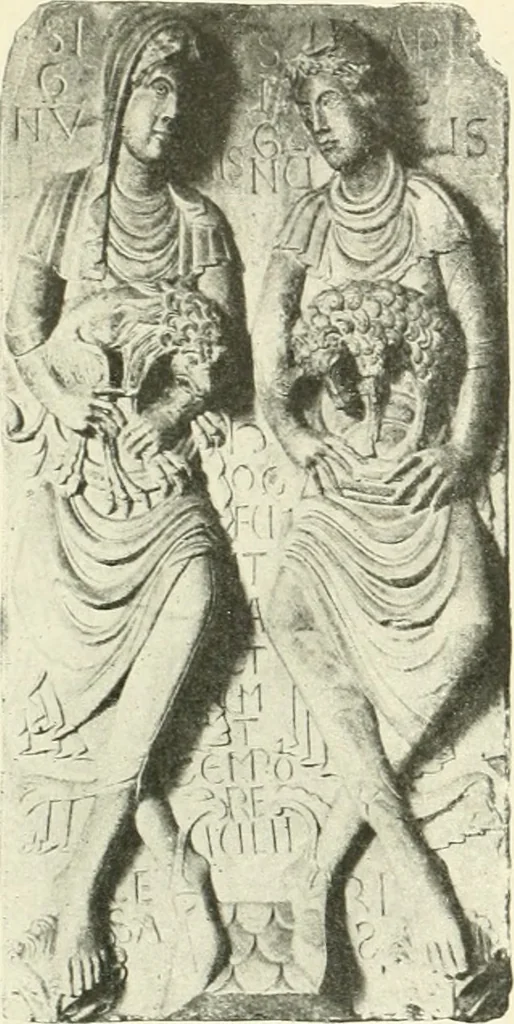 An illustration from L'art religieux du XIIe siècle en France : étude sur les origines de l'iconographie du moyen age, 1922, leaf 33