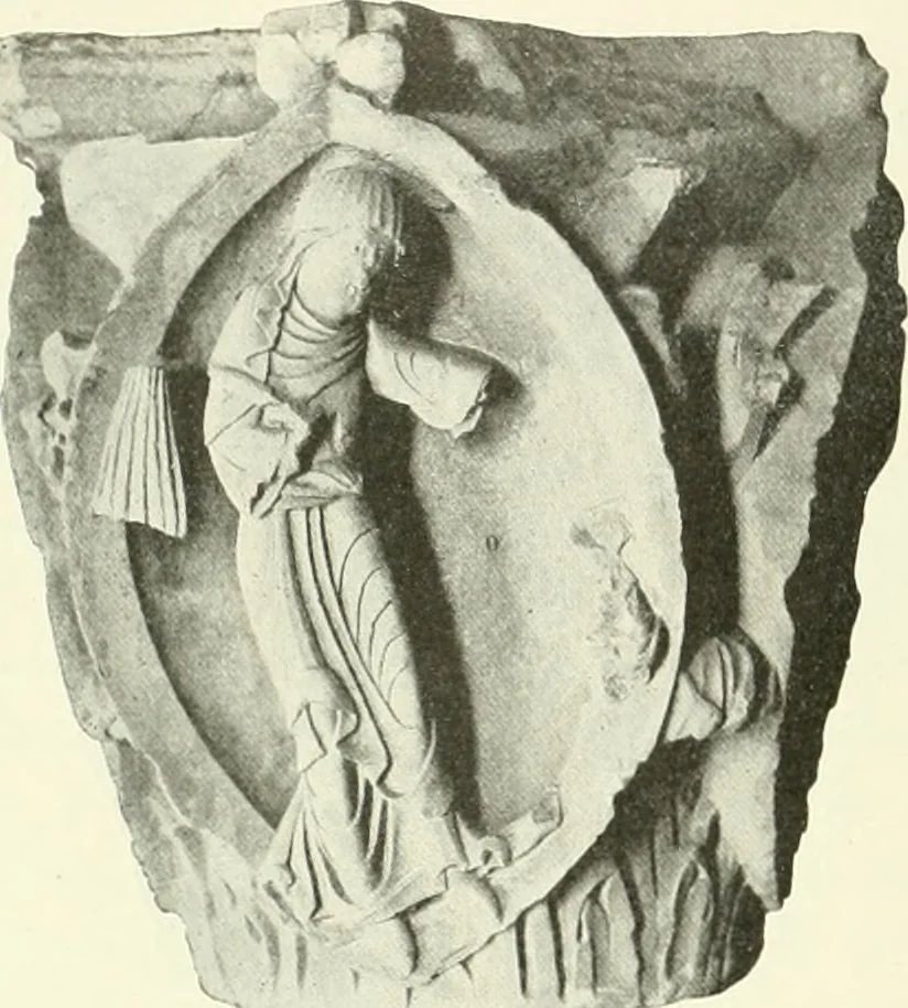 An illustration from L'art religieux du XIIe siècle en France : étude sur les origines de l'iconographie du moyen age, 1922, leaf 335