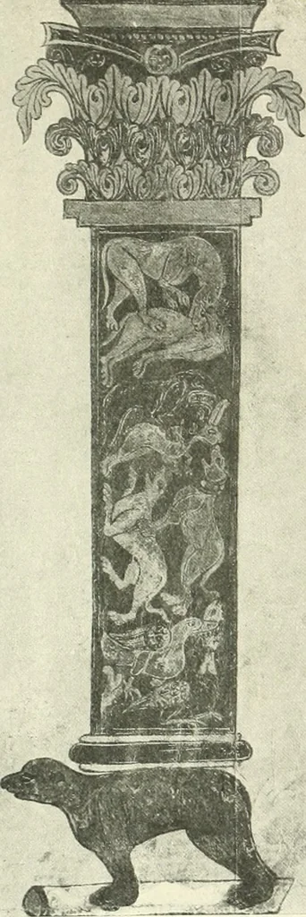 An illustration from L'art religieux du XIIe siècle en France : étude sur les origines de l'iconographie du moyen age, 1922, leaf 35