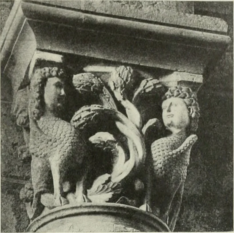 An illustration from L'art religieux du XIIe siècle en France : étude sur les origines de l'iconographie du moyen age, 1922, leaf 352