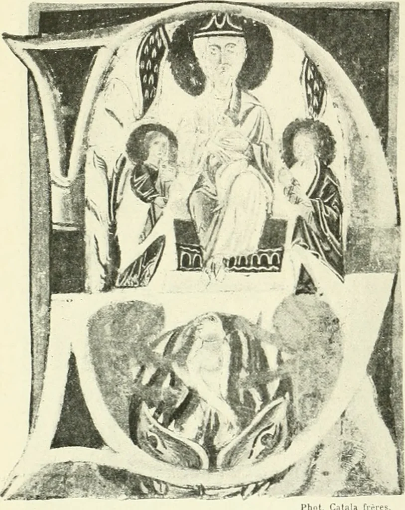 An illustration from L'art religieux du XIIe siècle en France : étude sur les origines de l'iconographie du moyen age, 1922, leaf 37