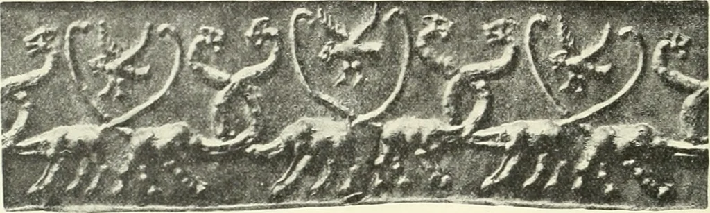 An illustration from L'art religieux du XIIe siècle en France : étude sur les origines de l'iconographie du moyen age, 1922, leaf 371