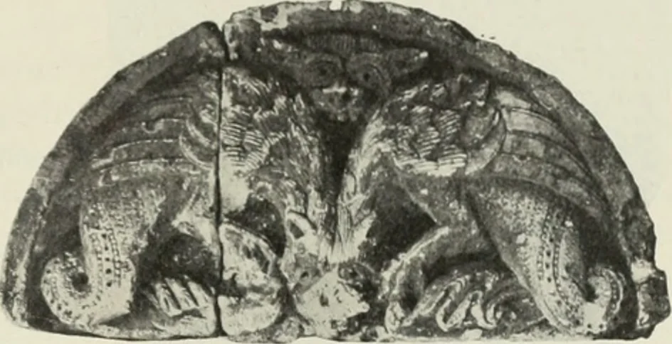 An illustration from L'art religieux du XIIe siècle en France : étude sur les origines de l'iconographie du moyen age, 1922, leaf 372