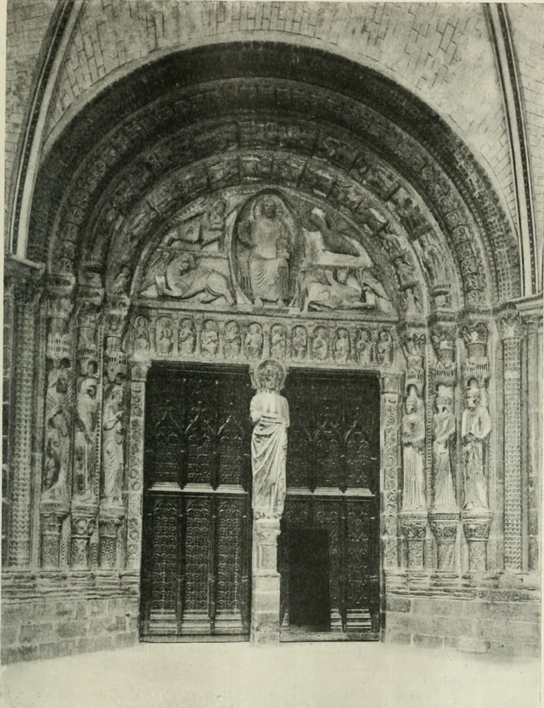 An illustration from L'art religieux du XIIe siècle en France : étude sur les origines de l'iconographie du moyen age, 1922, leaf 400