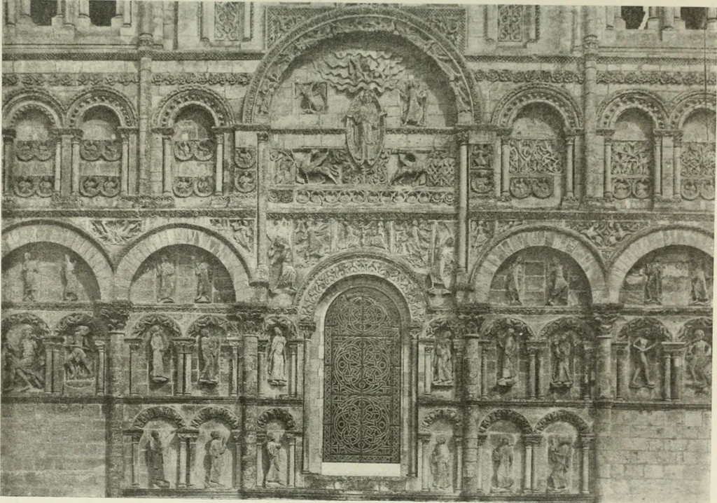 An illustration from L'art religieux du XIIe siècle en France : étude sur les origines de l'iconographie du moyen age, 1922, leaf 416