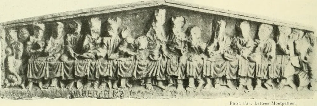An illustration from L'art religieux du XIIe siècle en France : étude sur les origines de l'iconographie du moyen age, 1922, leaf 439