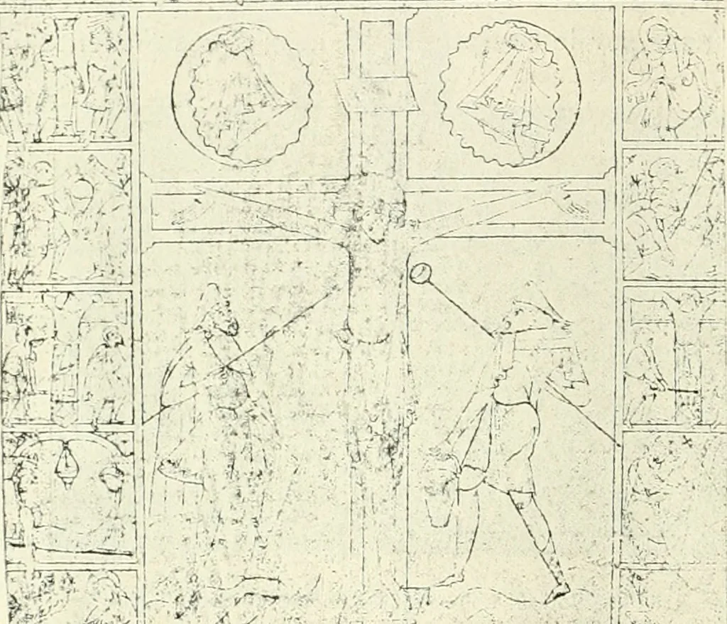 An illustration from L'art religieux du XIIe siècle en France : étude sur les origines de l'iconographie du moyen age, 1922, leaf 47