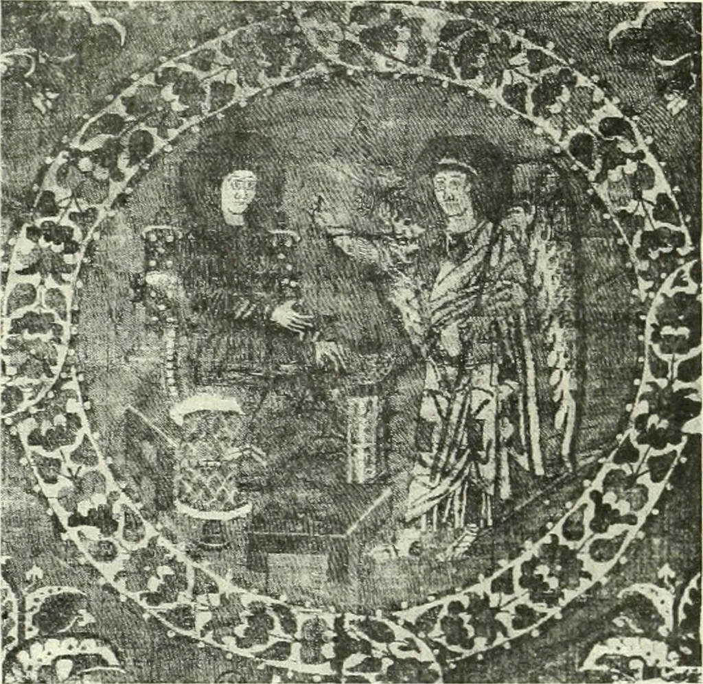 An illustration from L'art religieux du XIIe siècle en France : étude sur les origines de l'iconographie du moyen age, 1922, leaf 69