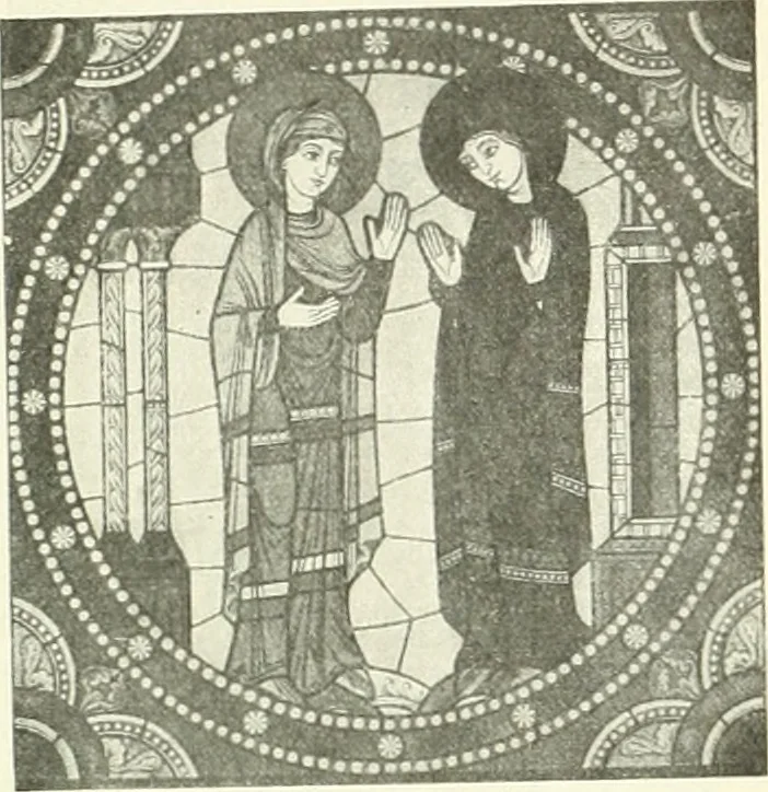 An illustration from L'art religieux du XIIe siècle en France : étude sur les origines de l'iconographie du moyen age, 1922, leaf 73