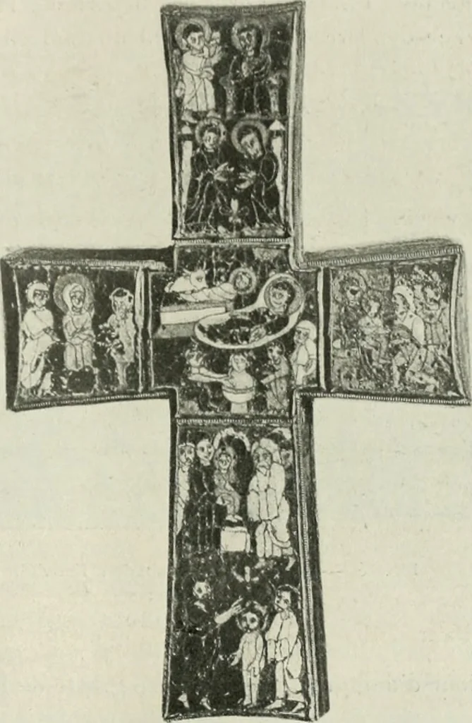 An illustration from L'art religieux du XIIe siècle en France : étude sur les origines de l'iconographie du moyen age, 1922, leaf 76