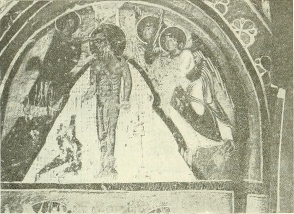 An illustration from L'art religieux du XIIe siècle en France : étude sur les origines de l'iconographie du moyen age, 1922, leaf 87