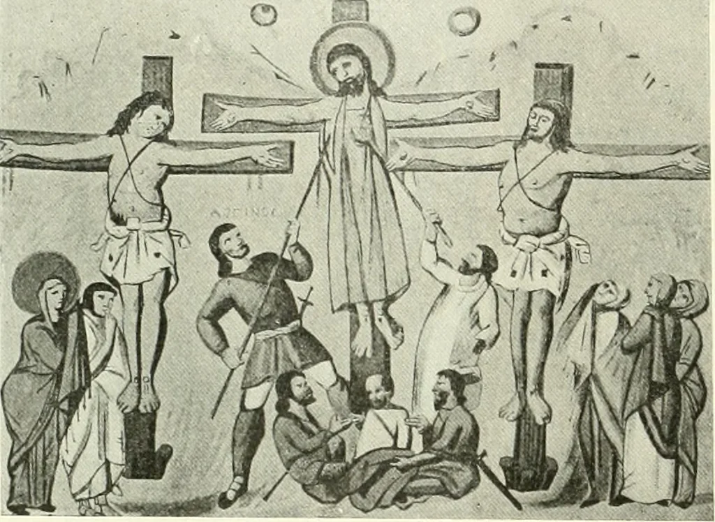An illustration from L'art religieux du XIIe siècle en France : étude sur les origines de l'iconographie du moyen age, 1922, leaf 93