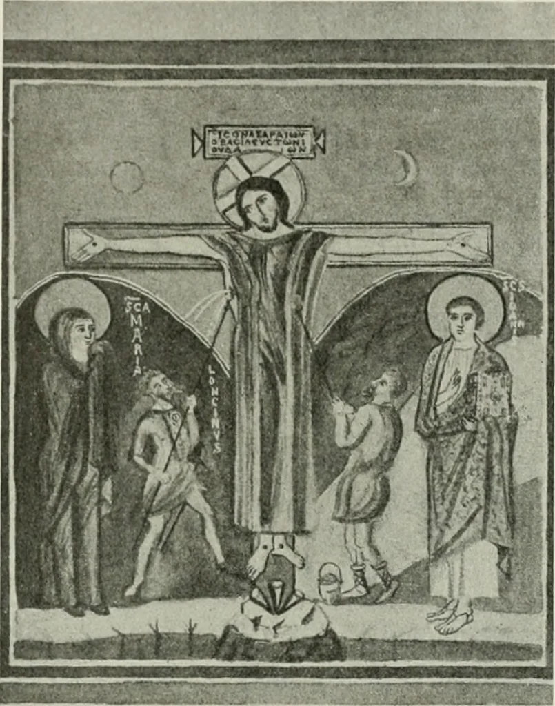 An illustration from L'art religieux du XIIe siècle en France : étude sur les origines de l'iconographie du moyen age, 1922, leaf 94