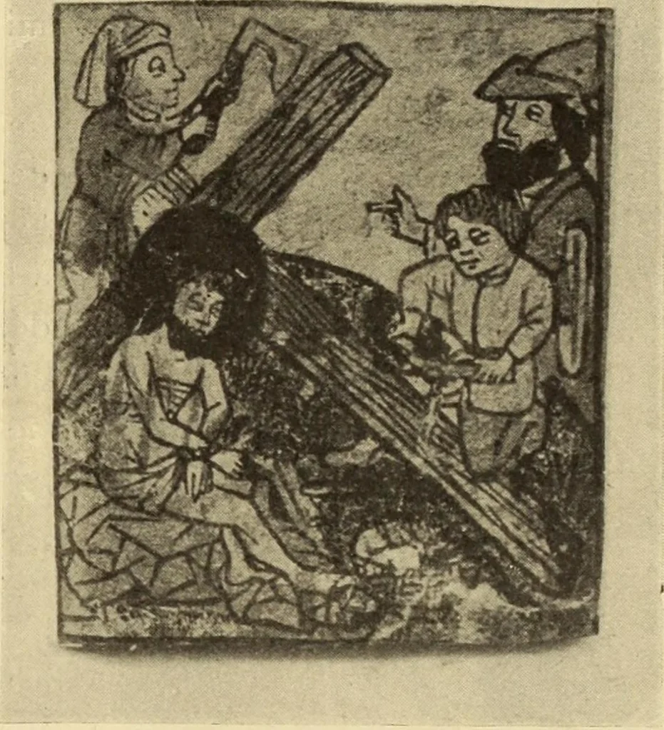 An illustration from L'art religieux de la fin du moyen âge en France;, 1908, leaf 114