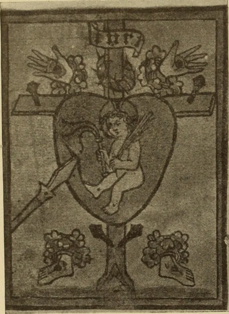 An illustration from L'art religieux de la fin du moyen âge en France;, 1908, leaf 127