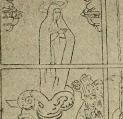 An illustration from L'art religieux de la fin du moyen âge en France;, 1908, leaf 133