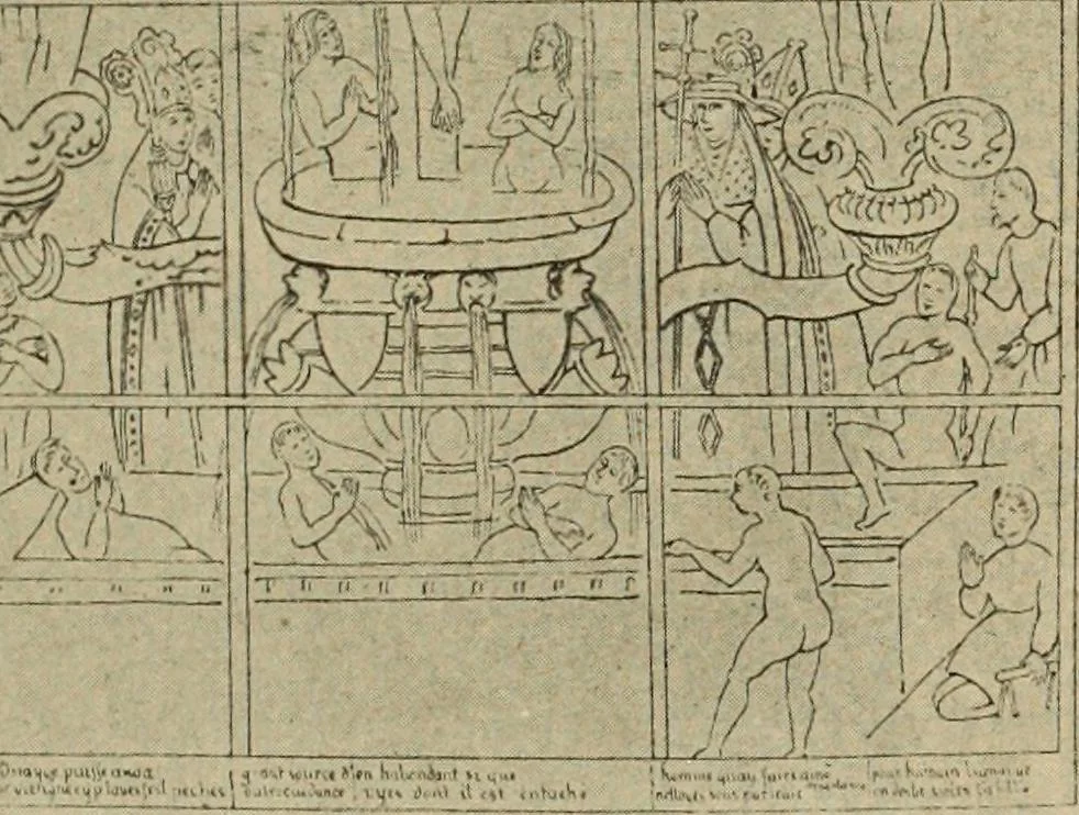 An illustration from L'art religieux de la fin du moyen âge en France;, 1908, leaf 133