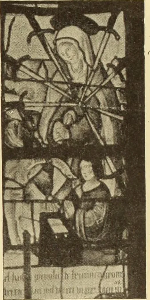 An illustration from L'art religieux de la fin du moyen âge en France;, 1908, leaf 142